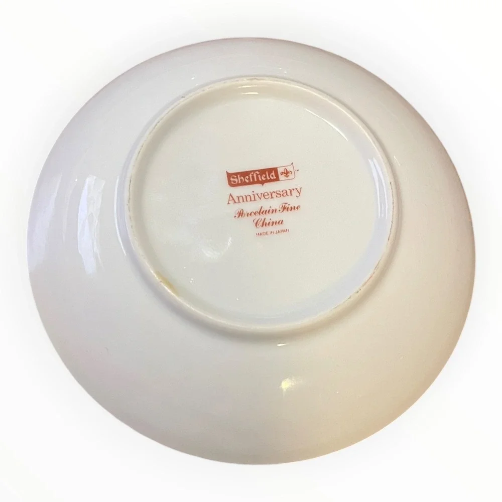 Sheffield Anniversary Porcelain Fine China Fruit Bowl 5.5 Inch Floral Japan